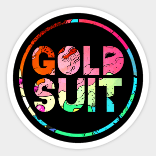 GOLDSUIT Sticker